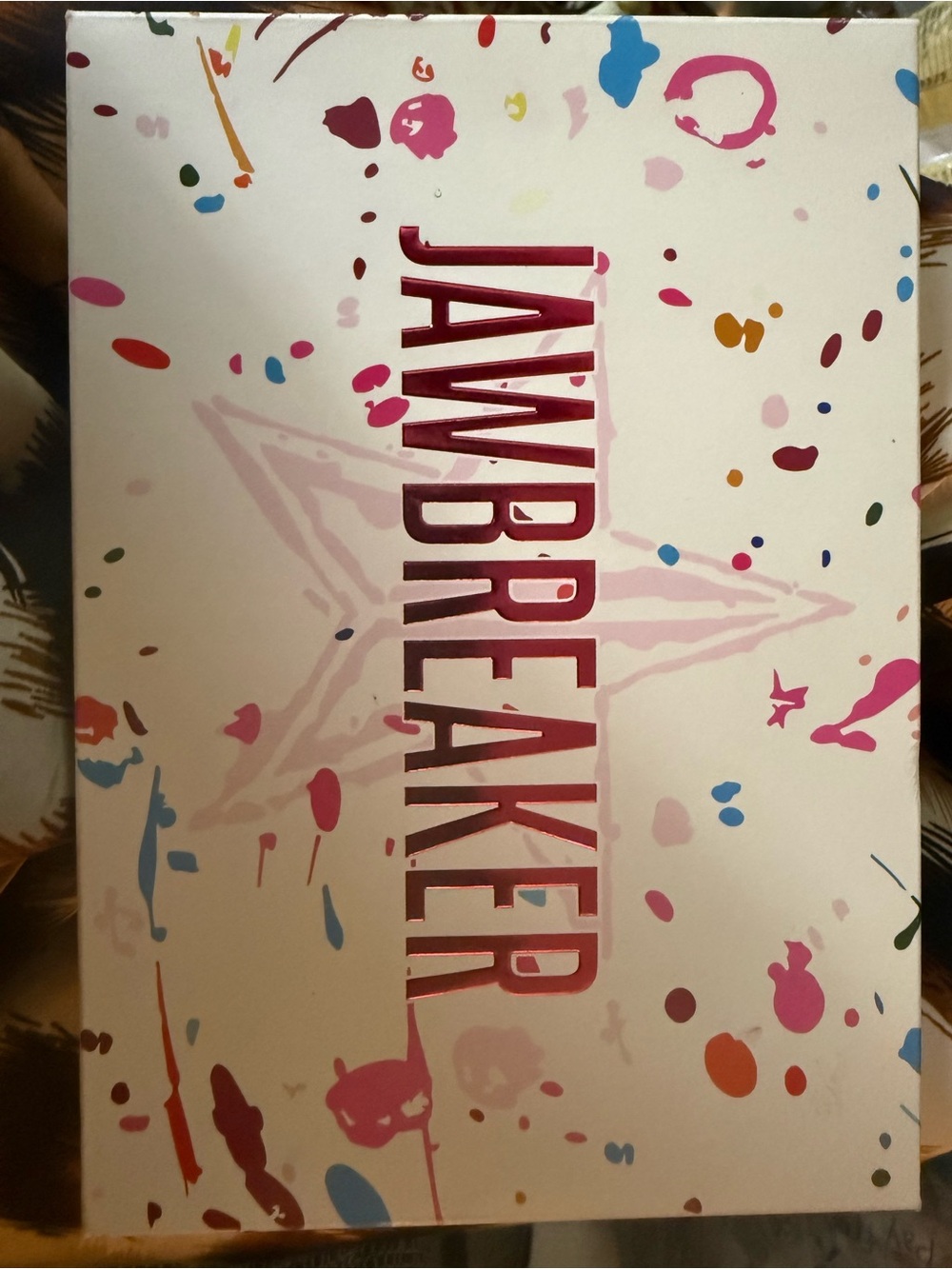 Jawbreaker Makeup Palette - Colorful Splatter Packaging